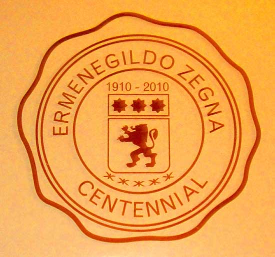 wine & wool Zegna logo