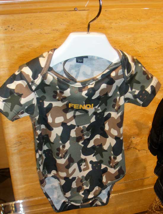 Fendi baby onsie
