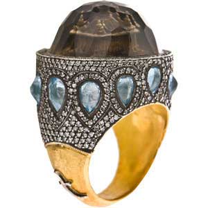 Couture show SEVAN BICAKCI's 24kt Gold Ring