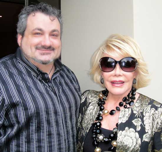 Diva Shulman and Joan Rivers