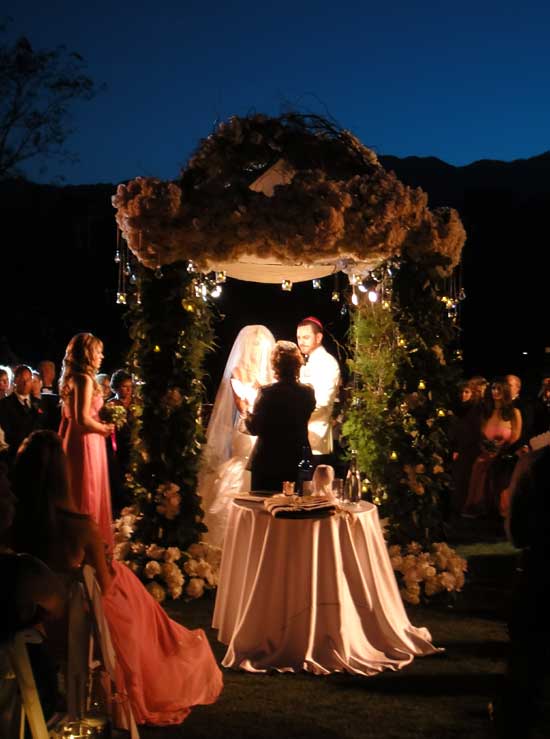 wedding Sasha and Chad Under the Chuppah