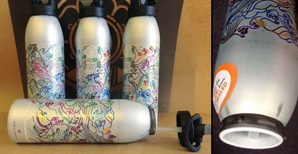 Buddha Balm Sush Machida water bottles