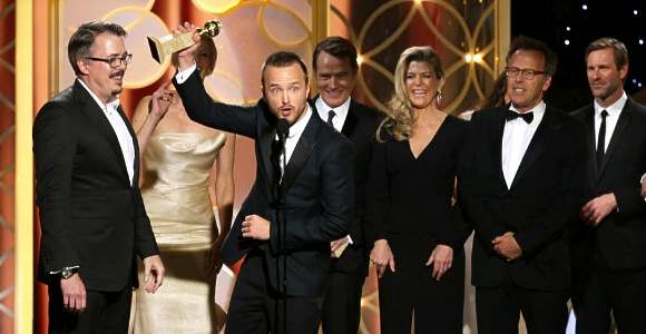 Golden Globes Breaking Bad Aaron Paul