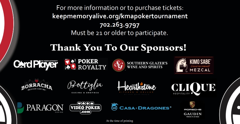 KMA Charity Poker Tournament