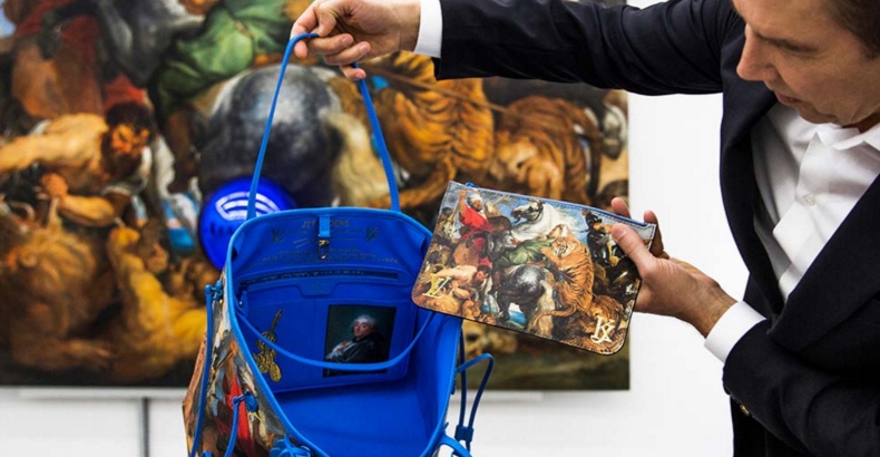 Louis Vuitton x Jeff Koons Speedy Vincent Van Gogh Masters 30 Lavender  Multicolor in Coated Canvas with Brass - US