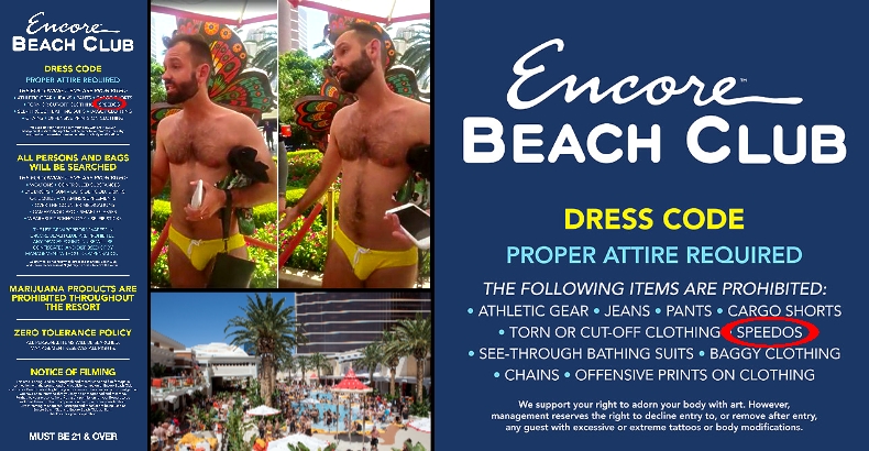 encore beach club dress code