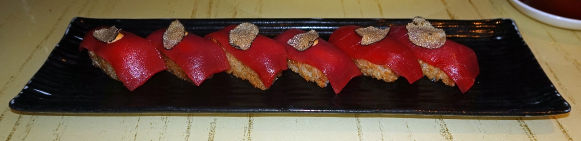 Crispy Rice with Spicy Tuna at Min's Test Kitchen